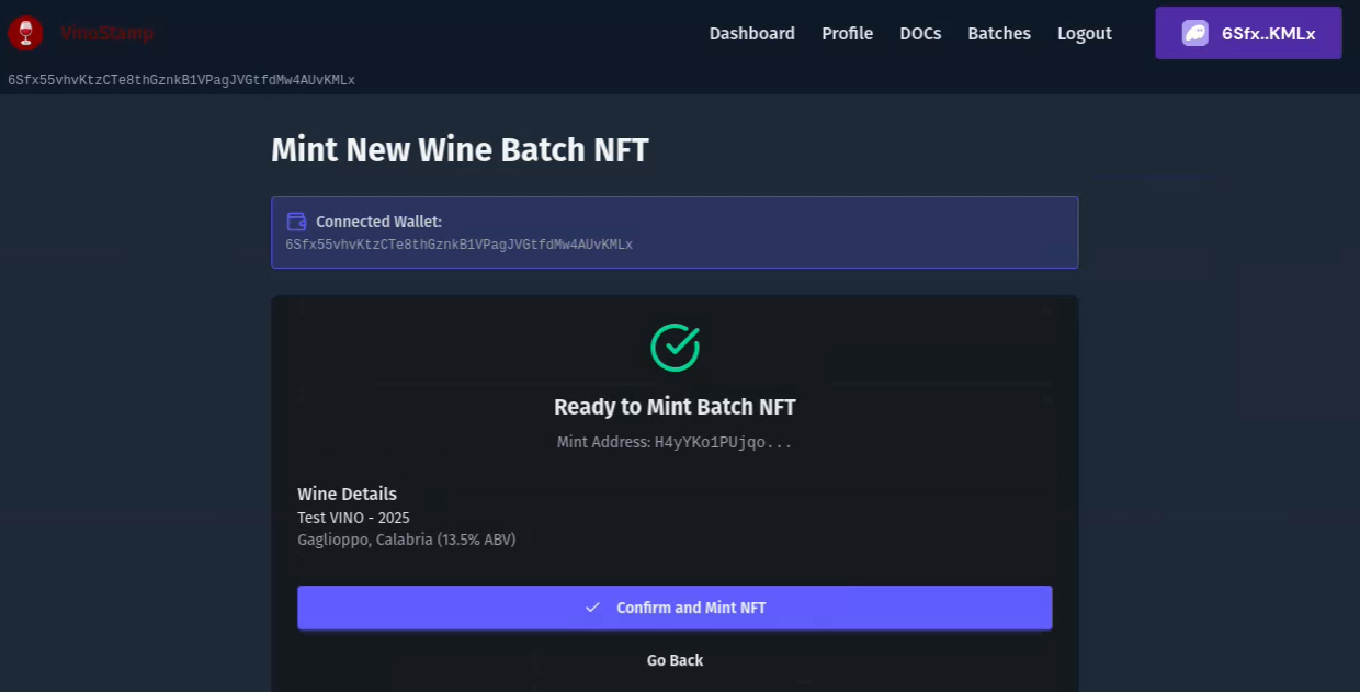 prepare mint on solana